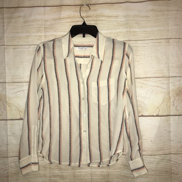 Equipment Tops - Equipment women’s size small striped silk top